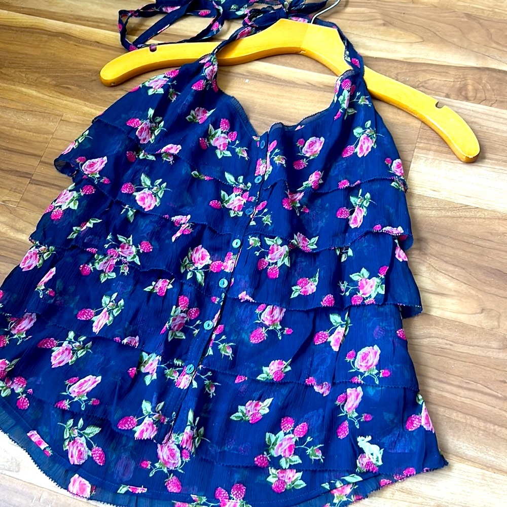 🌺 A&F Floral Halter Top🌺